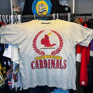 Vintage 1991 St. Louis Cardinals MLB Single Stitch T-Shirt USA Made Artex